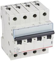 Выключатель автоматический Legrand TX3 6000 4п 63А C 10кА картинка